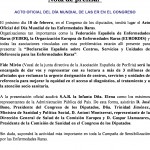 Nota de prensa «Acto Congreso»