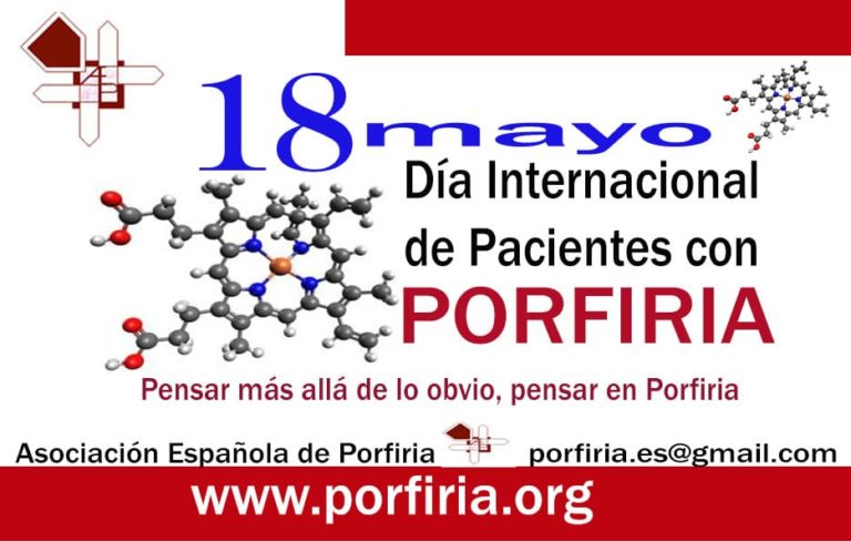 18 de Mayo Día internacional de pacientes con porfiria