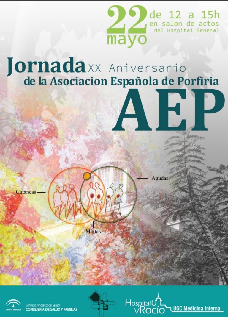 Jornada XX aniversario de la asociación española de porfiria (AEP) – 22 de Mayo 2019