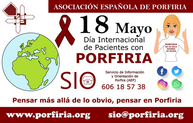 Día Internacional de los pacientes con Porfiria – 18 de mayo