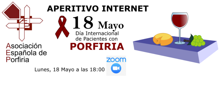 La Asociación Española de Porfiria organiza un aperitivo online con sus asociados