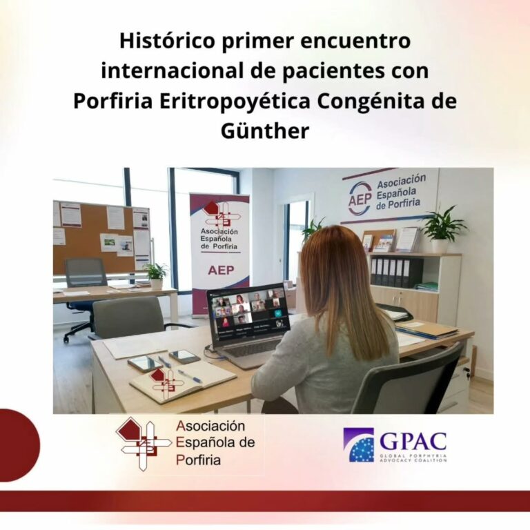 Histórico primer encuentro internacional de pacientes con Porfiria Eritropoyética Congénita de Günther